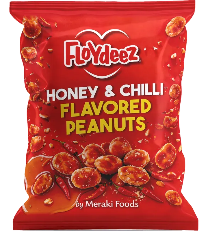 Floydeez Flavored Peanuts Honey & Chilli 100g pack