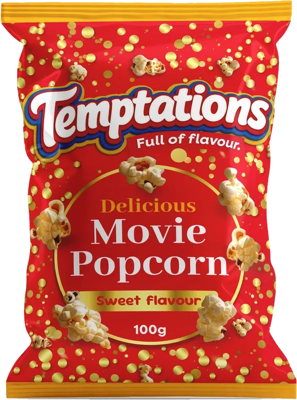 Temptations Movie Popcorn Sweet 100g pack